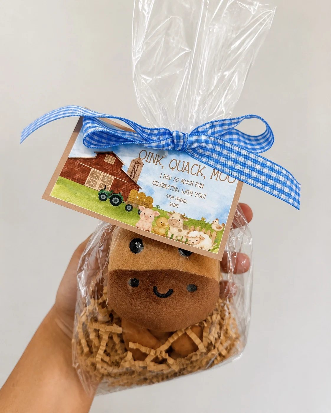Custom take-home favor
