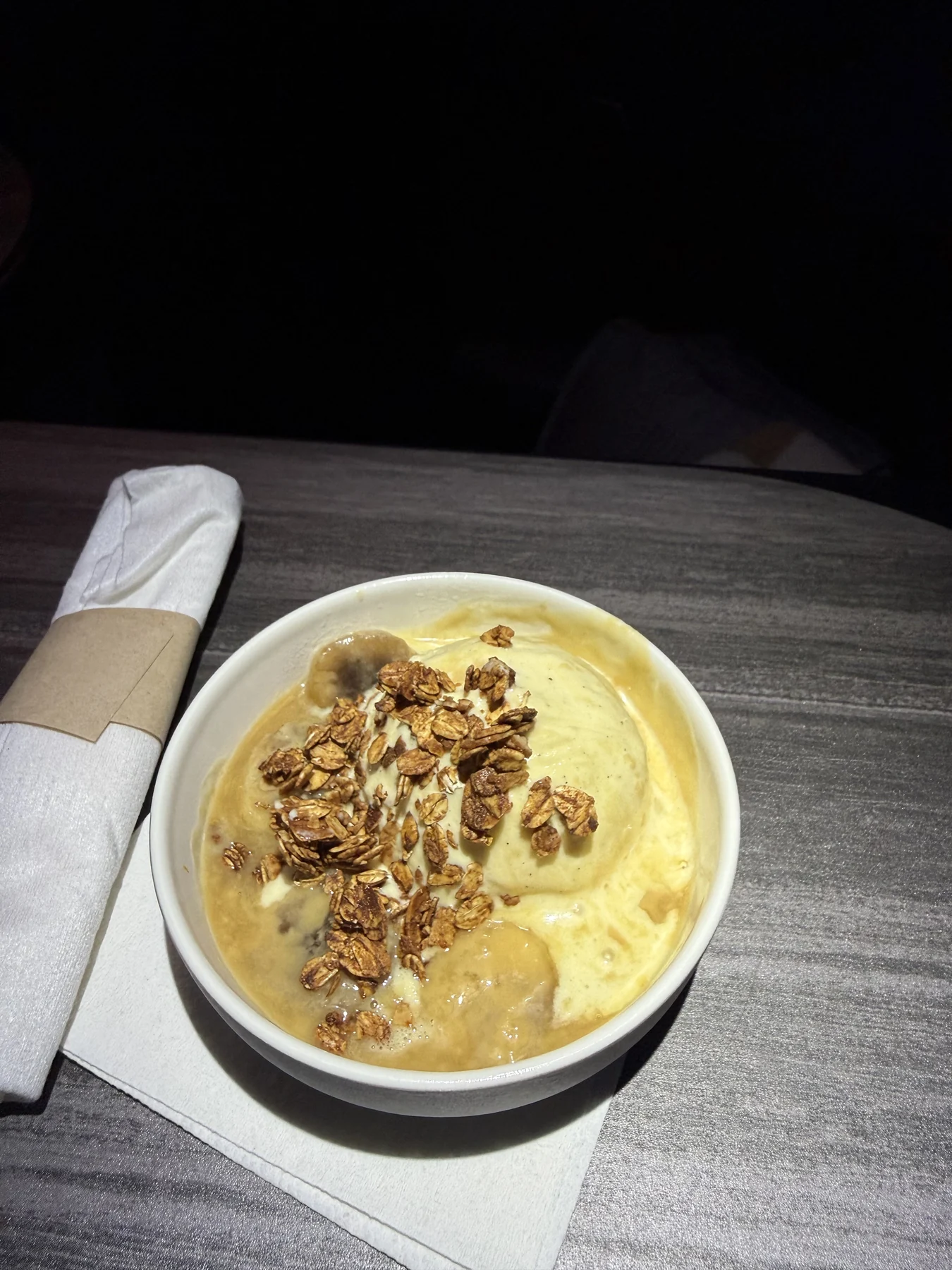 Another JetBlue Mint meal course