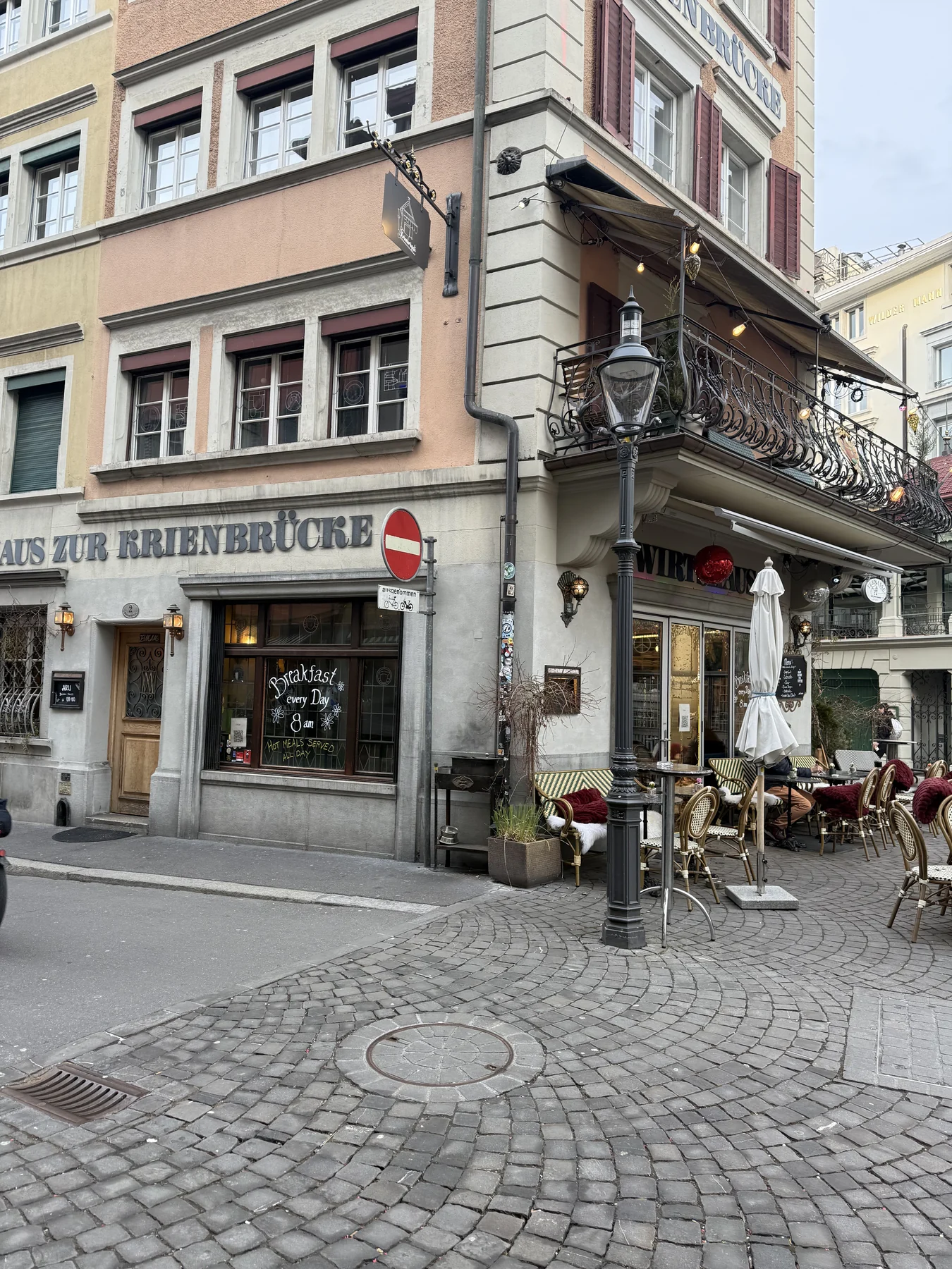 A restaurant exterior in Lucerne