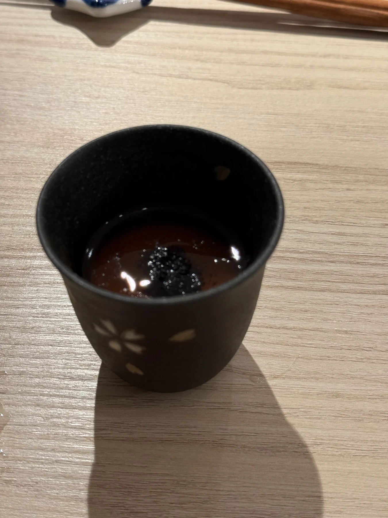 A sauce course at Sushi Misaki